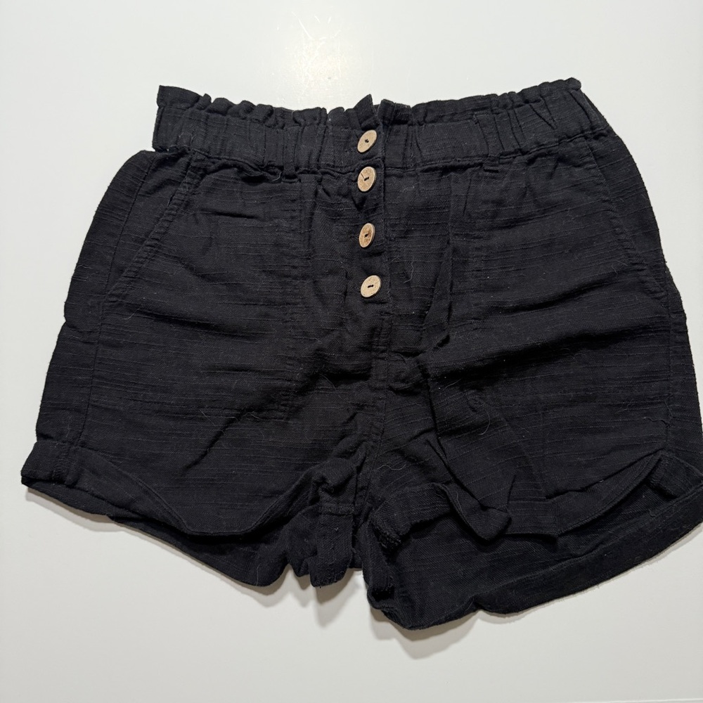 Love Tree Women’s Button-Front Cotton Shorts, Size M